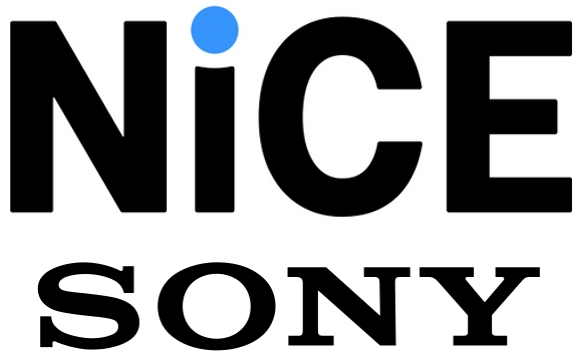 Logos for NiCE and Sony.