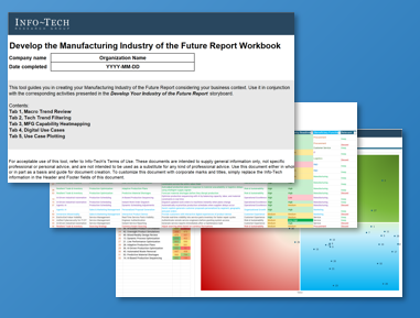 Develop the Industry of the Future Report Workbook