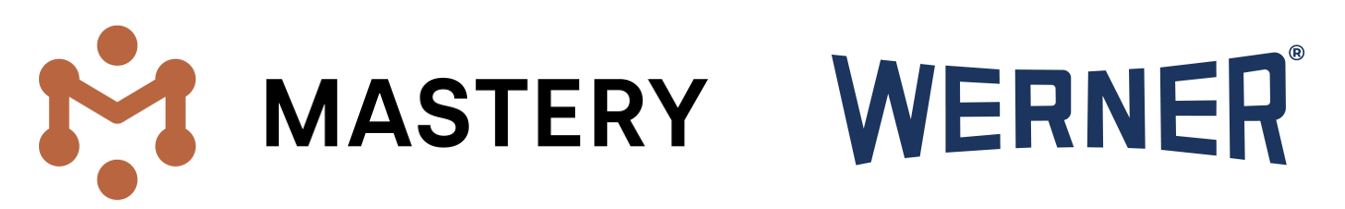 Logos for Mastery and Werner.