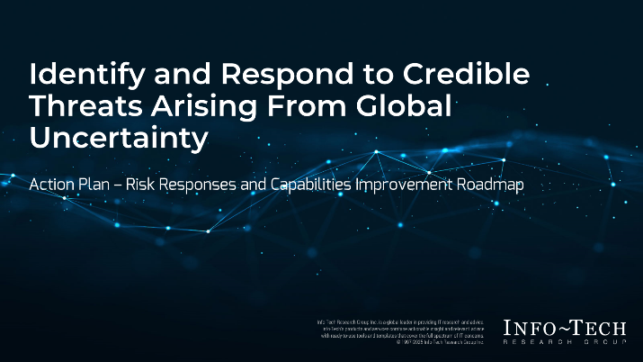 Communication deck on macro uncertainties action plan