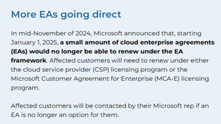 Microsoft licensing changes are coming in 2025