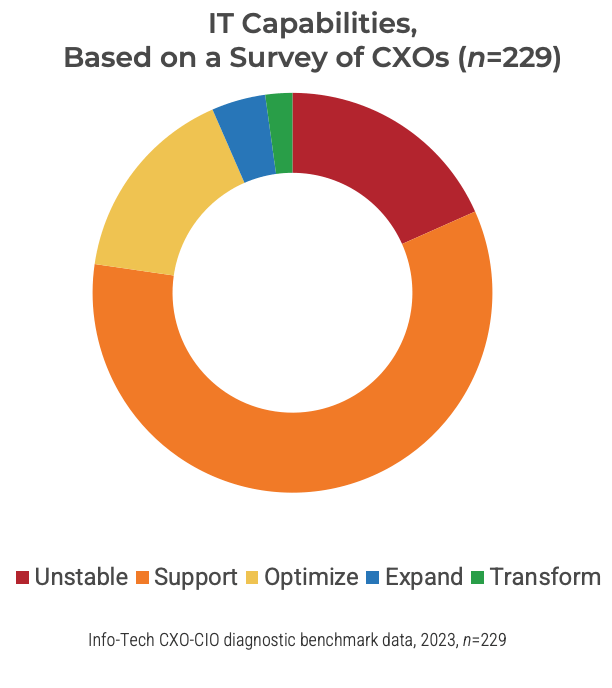 IT Capabilities, Based on a Survey of CXOs (n=229)