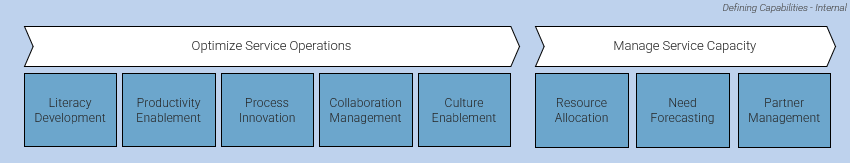 Internal capabilities