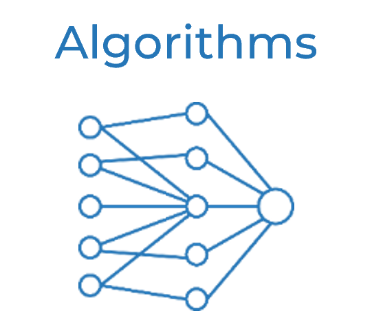 Icon labelled Algorithms.
