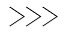 Icon of chevrons.