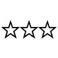 Icon of three stars.