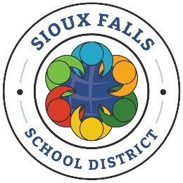Logo for Sioux Falls School District.