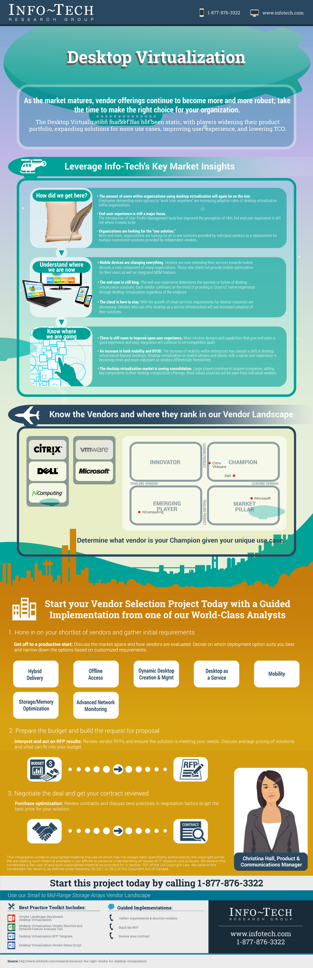 Vendor Landscape: Desktop Virtualization visualization