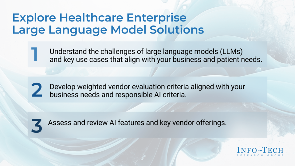 Explore Healthcare Enterprise Large Language Model Solutions visualization