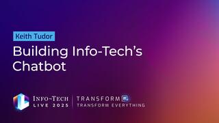 Building Info-Tech’s Chatbot visualization