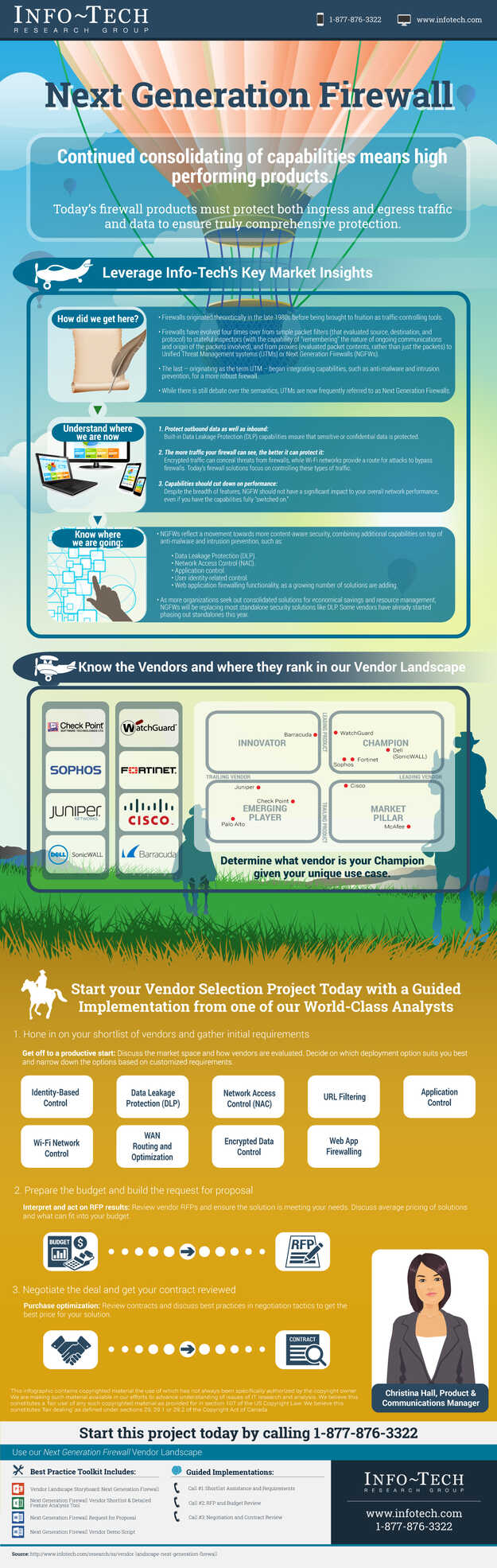 Vendor Landscape: Next Generation Firewall visualization
