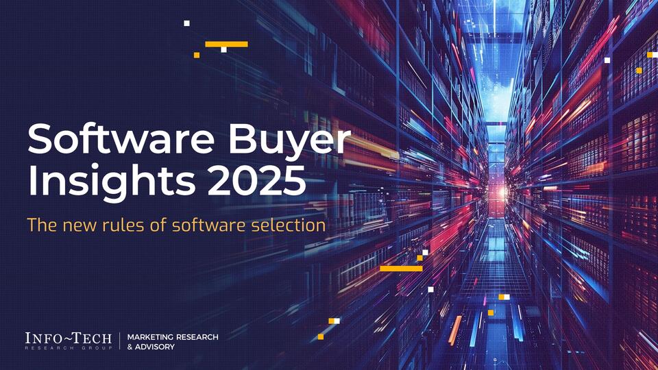 Software Buyer Insights 2025 visualization