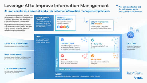 Leverage AI for Information Management visualization