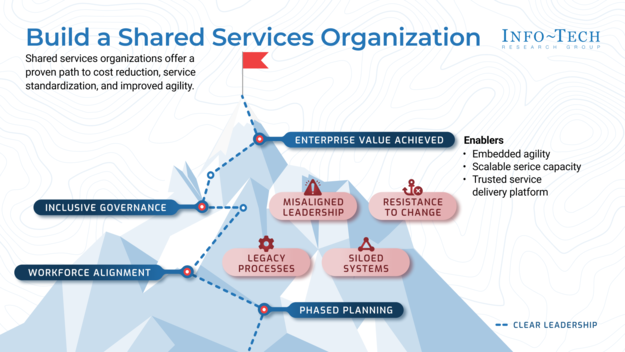 Build a Public Sector Shared Services Organization visualization