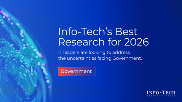 Info-Tech’s Best Research for Government 2026 visualization