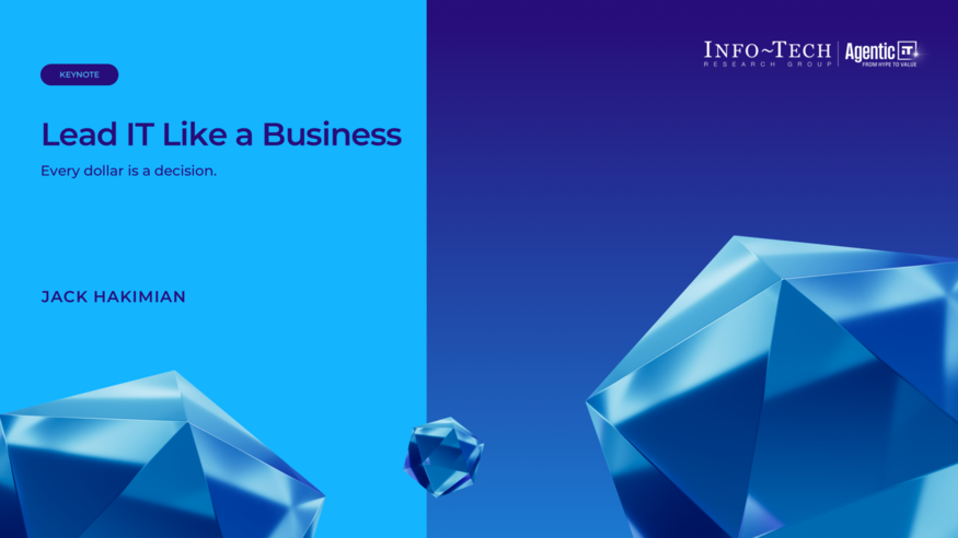 Lead IT Like a Business: Every Dollar Is a Decision visualization