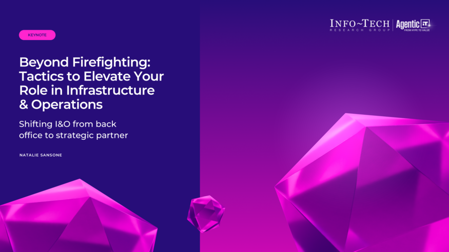 Beyond Firefighting: Tactics to Elevate Your Role in Infrastructure & Operations visualization
