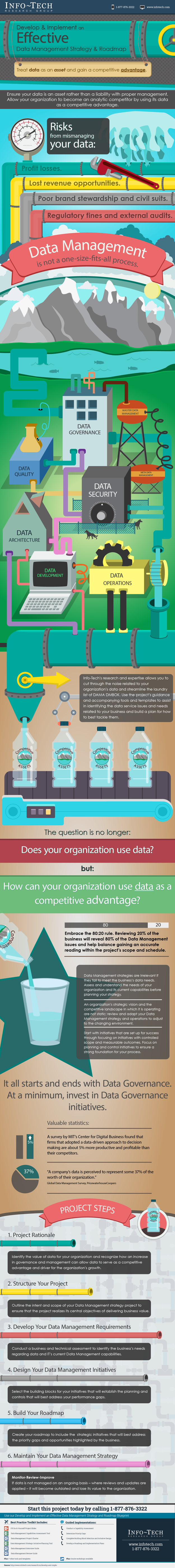 Develop and Implement an Effective Data Management Strategy and Roadmap visualization