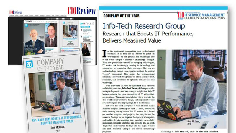 thumbnail for CIOReview Awards Info-Tech “Company of the Year”