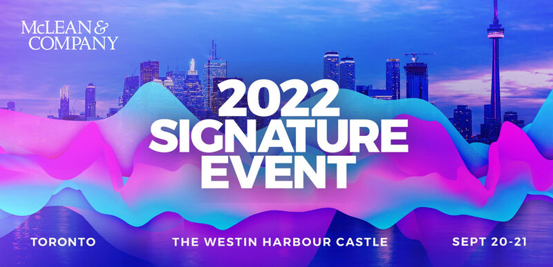 thumbnail for David Usher to Deliver Exclusive Keynote at "Signature," the Annual HR Industry Event From McLean & Company, With Keynotes From Under Armour, Panasonic, & More