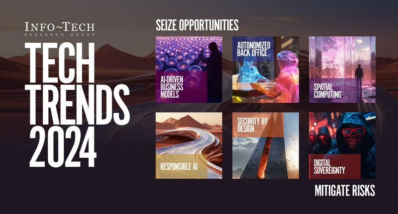 thumbnail for Tech Trends 2024 Report: Six Trends of the Generative Enterprise Revealed by Info-Tech Research Group