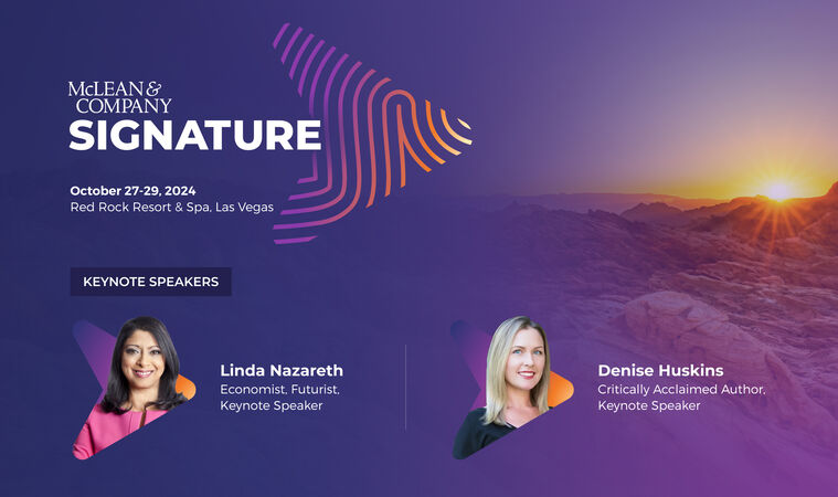 thumbnail for McLean Signature, the Premier Industry Conference for Future-Focused HR Leaders, Announces Keynote Speakers Linda Nazareth and Denise Huskins