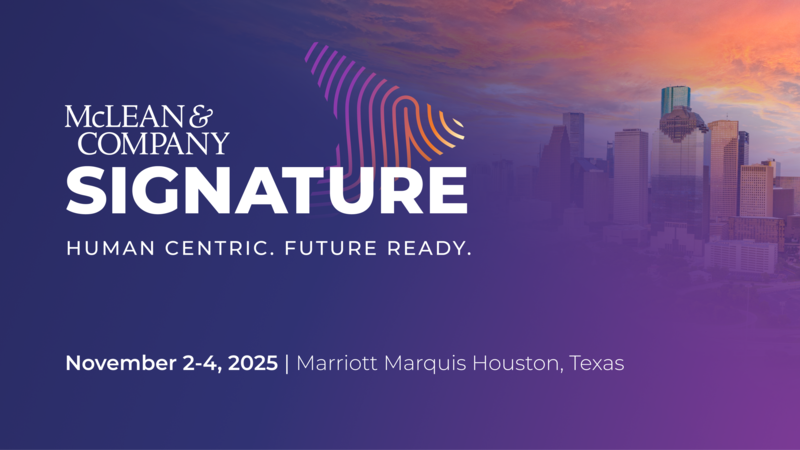 thumbnail for McLean & Company's Flagship HR Conference, Signature 2025, Heads to Houston, Texas for November