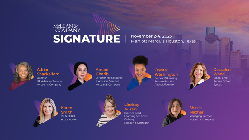 thumbnail for Future-Ready HR: Agenda Details Released for McLean & Company's Signature 2025 Conference