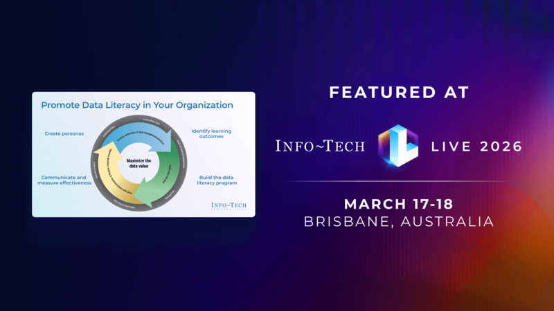 thumbnail for CIOs to Address Data Strategy and Decision Execution at Info-Tech LIVE 2026 in Brisbane 