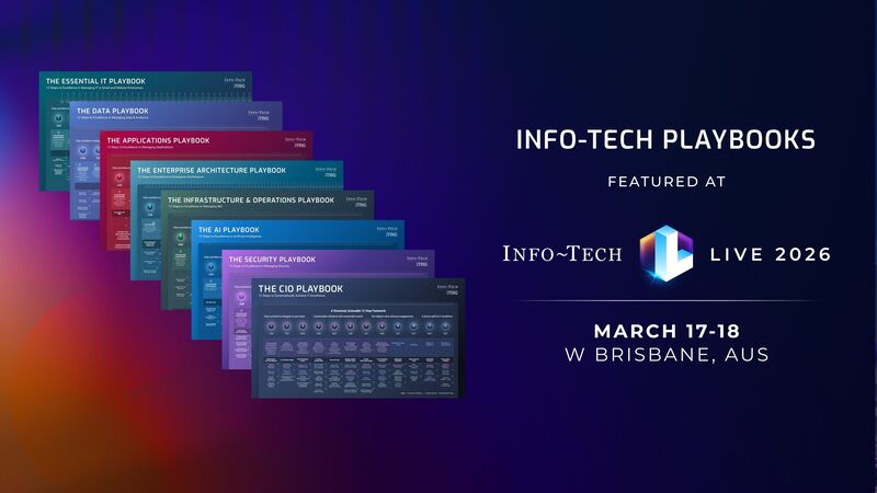 thumbnail for Info-Tech LIVE 2026 in Brisbane to Spotlight IT Playbooks as AI and Digital Demands Reshape IT Leadership Across APAC 