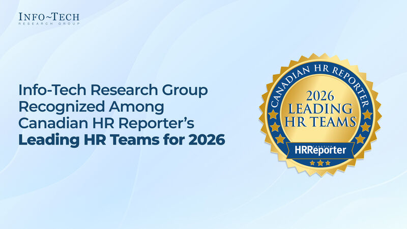 thumbnail for Info-Tech Research Group Named One of Canadian HR Reporter's Leading HR Teams of 2026