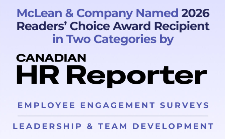 thumbnail for McLean & Company Wins 2026 Canadian HR Reporter Readers' Choice Awards, Marking Third Consecutive Year Voted as Go-To Partner by HR Leaders