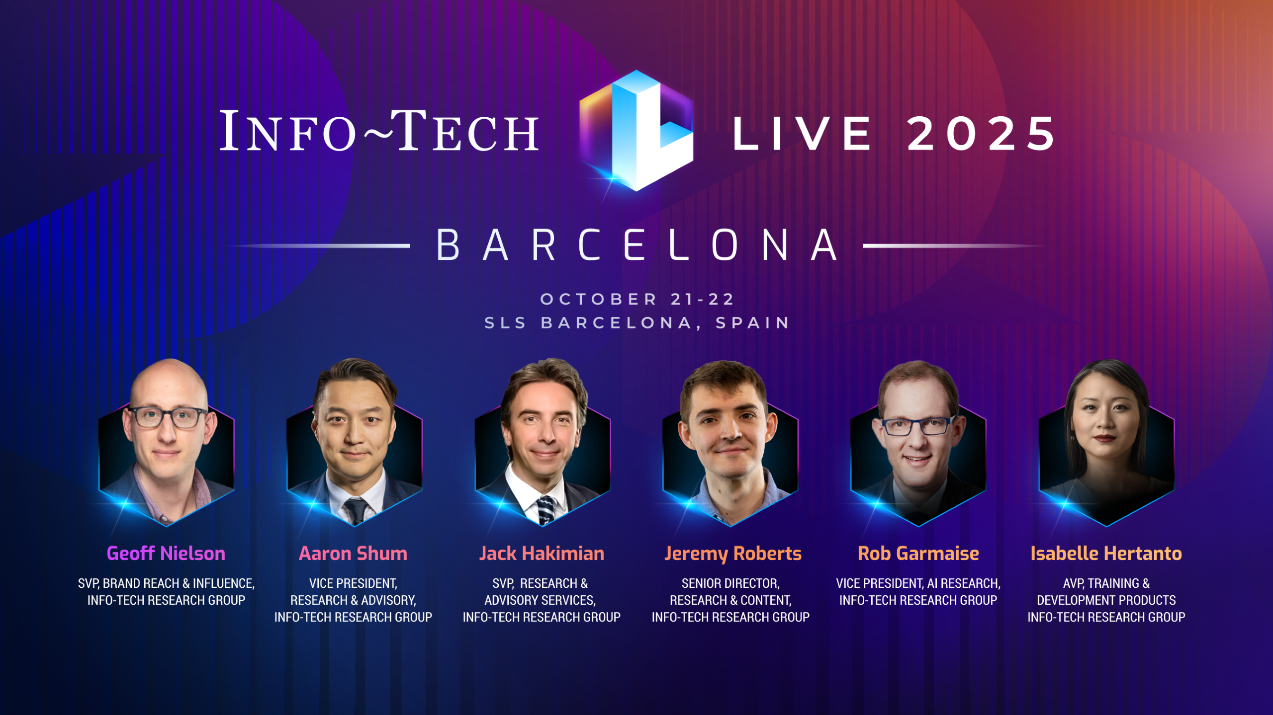 thumbnail for Info-Tech LIVE 2025 in Barcelona Reveals First Round of Featured Speakers