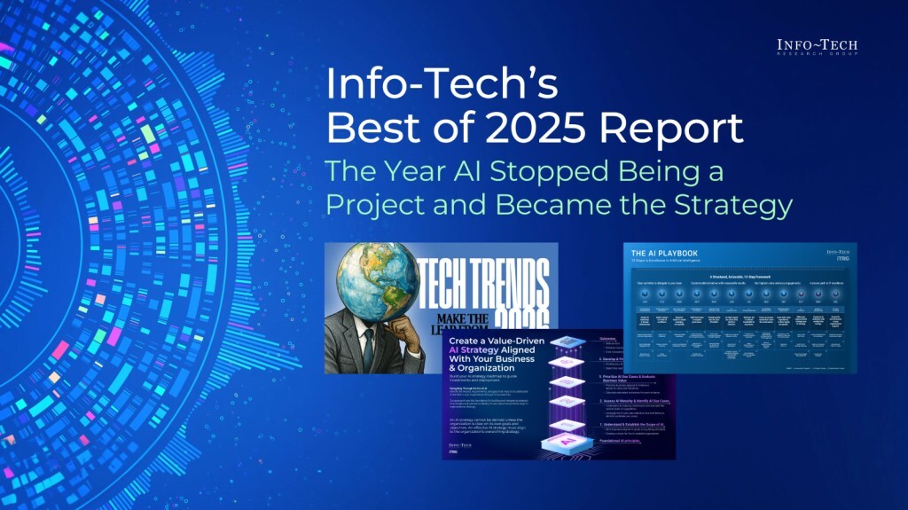 thumbnail for The Year AI Became Operational: Best of 2025 Report from Info-Tech Research Group Reveals How IT Leaders Embedded Intelligence Across the Enterprise