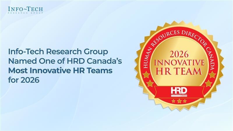 thumbnail for Info-Tech Research Group’s AI-Powered HR Team Transformation Earns National Recognition From HRD Canada