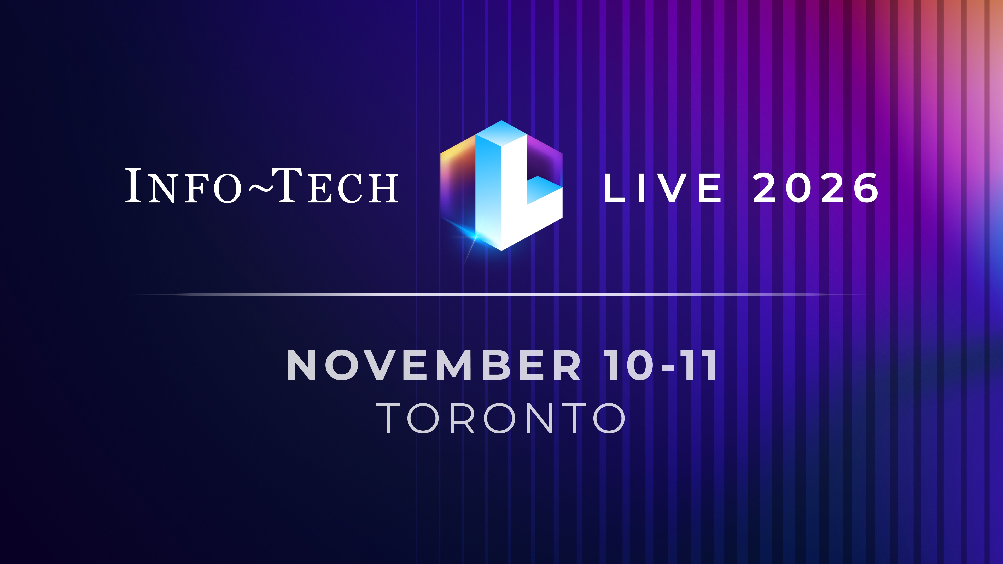 Info-Tech Live Toronto LIVE
