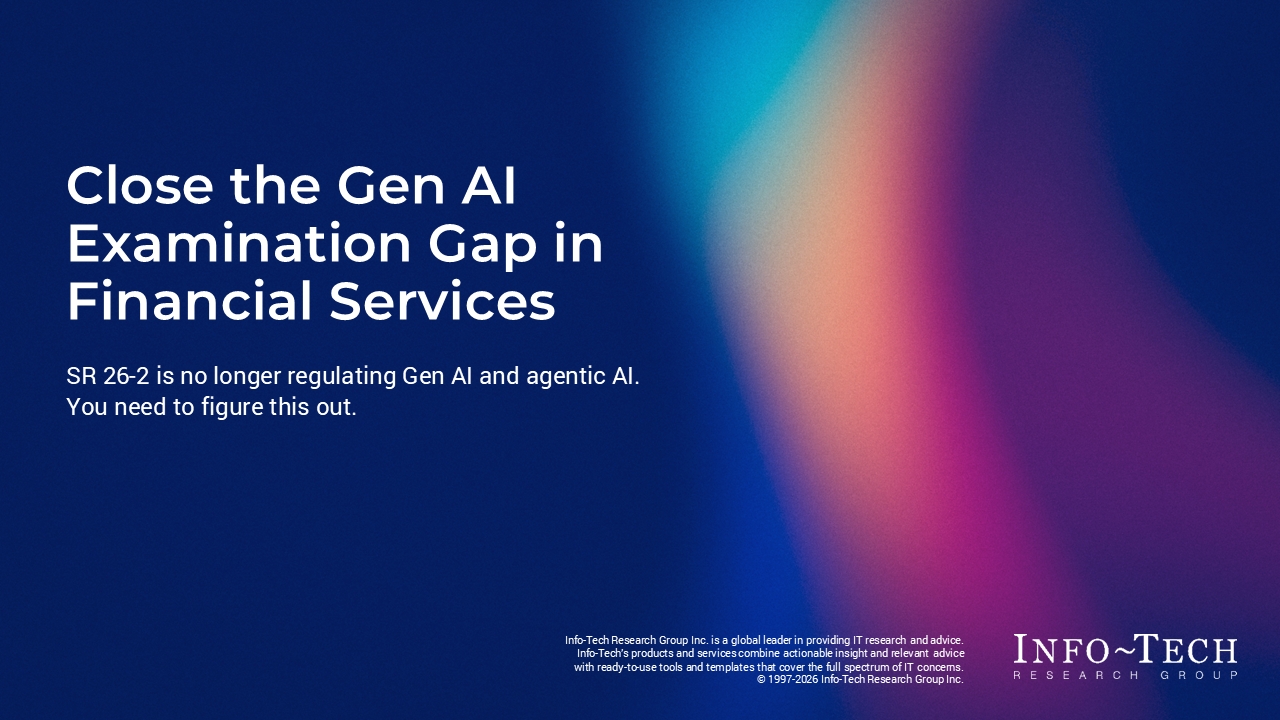 Close the Gen AI Examination Gap in Financial Services