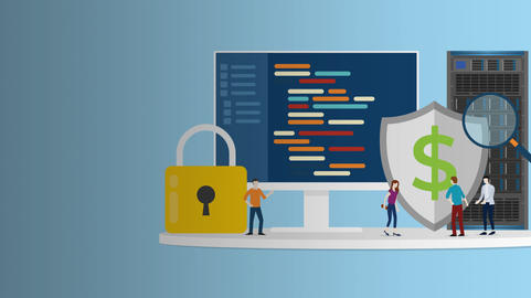 Thought model representing Security Cost Optimization Executive Presentation