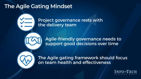 Thought model representing Create an Agile-Friendly Project Gating and Governance Approach