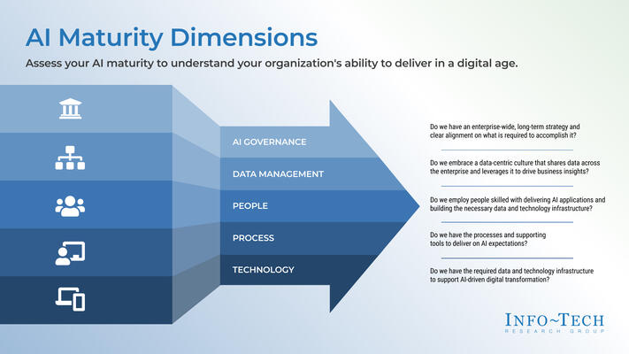 Assess Your AI Maturity visualization
