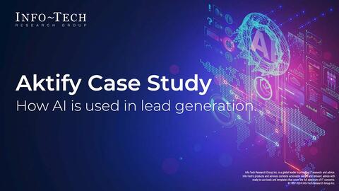 Thought model representing Aktify Case Study: AI for Lead Generation