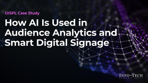 Thought model representing DISPL Case Study: AI in Audience Analytics and Smart Digital Signage