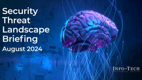 Thought model representing Threat Landscape Briefing – August 2024
