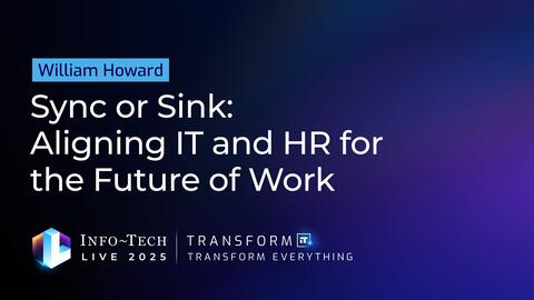 Thought model representing Sync or Sink: Aligning IT and HR for the Future of Work