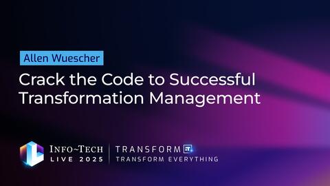 Thought model representing Crack the Code to Successful Transformation Management