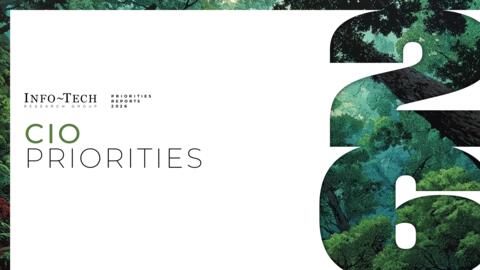 Thought model representing CIO Priorities 2026