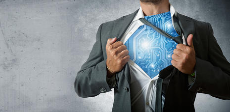 Thought model representing Turn Power Users into Technology Champions