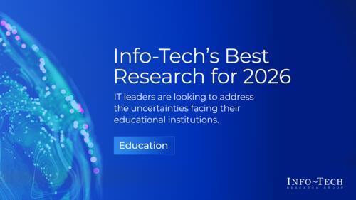 Info-Tech’s Best Research for Education 2026