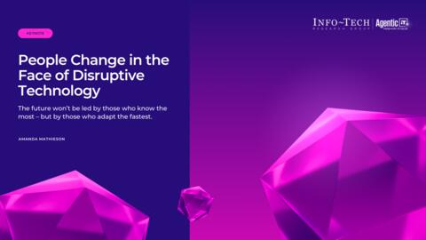 Thought model representing People Change in the Face of Disruptive Technology