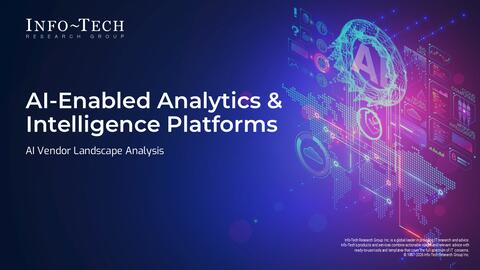Thought model representing AI-Enabled Analytics & Intelligence Platforms: AI Vendor Landscape